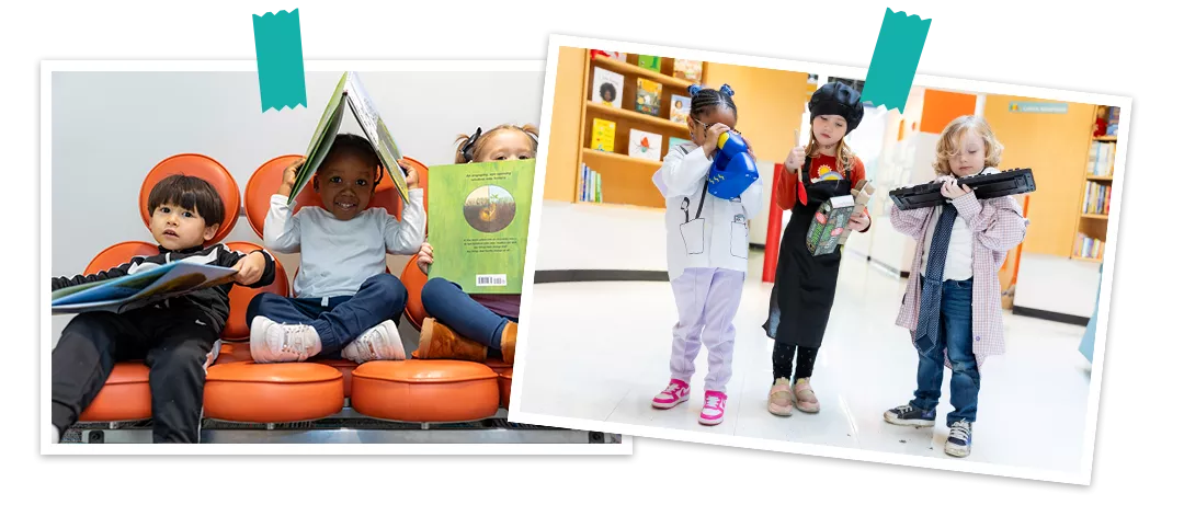 Young students at the New E3 School